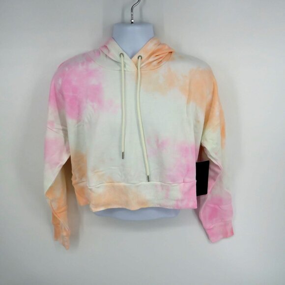 90 Degree Women's Tie-Dye Hooded Sweatshirt Large Mint Berry NWT $68 - Picture 1 of 4
